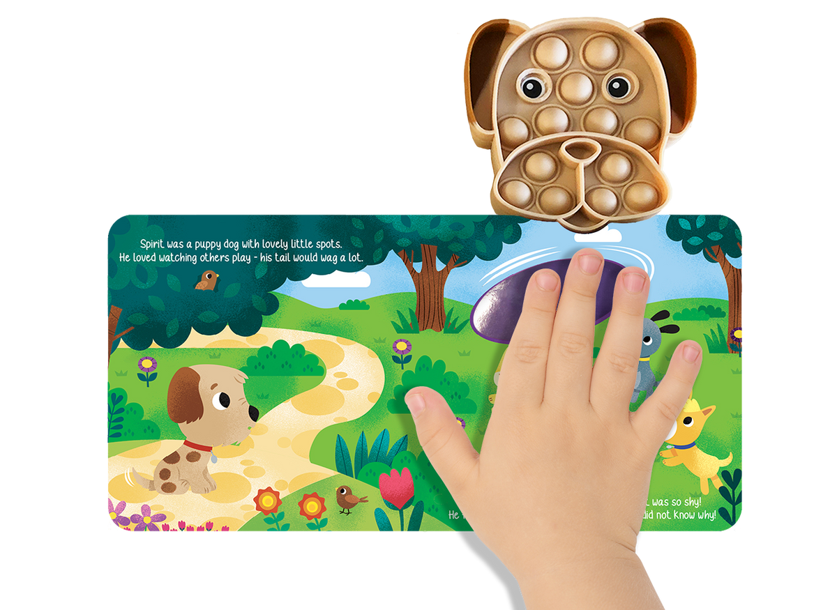 Little Hippo Books - Little Puppy - Your Sensory Fidget Friend - Ages 1+