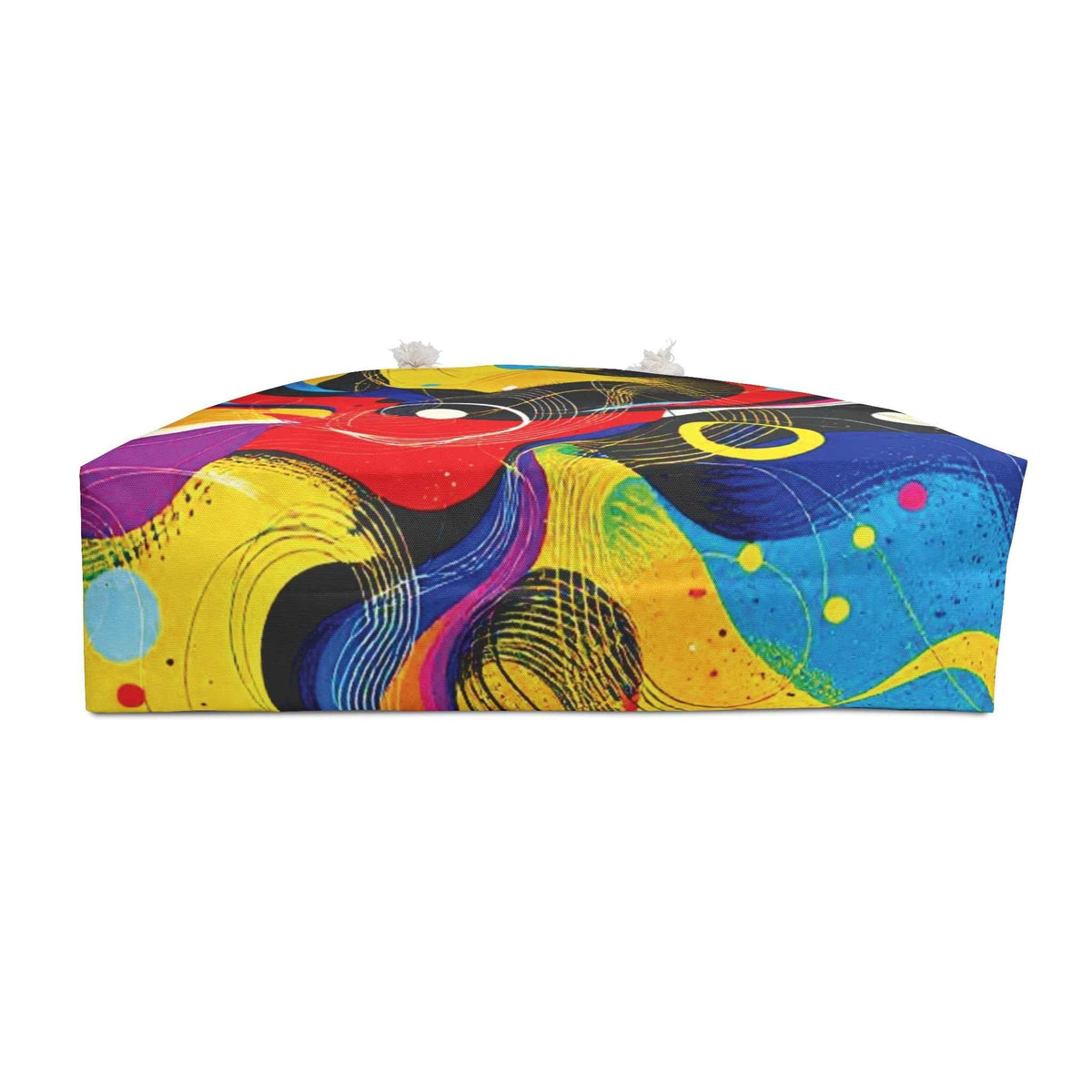 Abstract Colorful Swirl Weekender Bag | Bold Geometric Tote