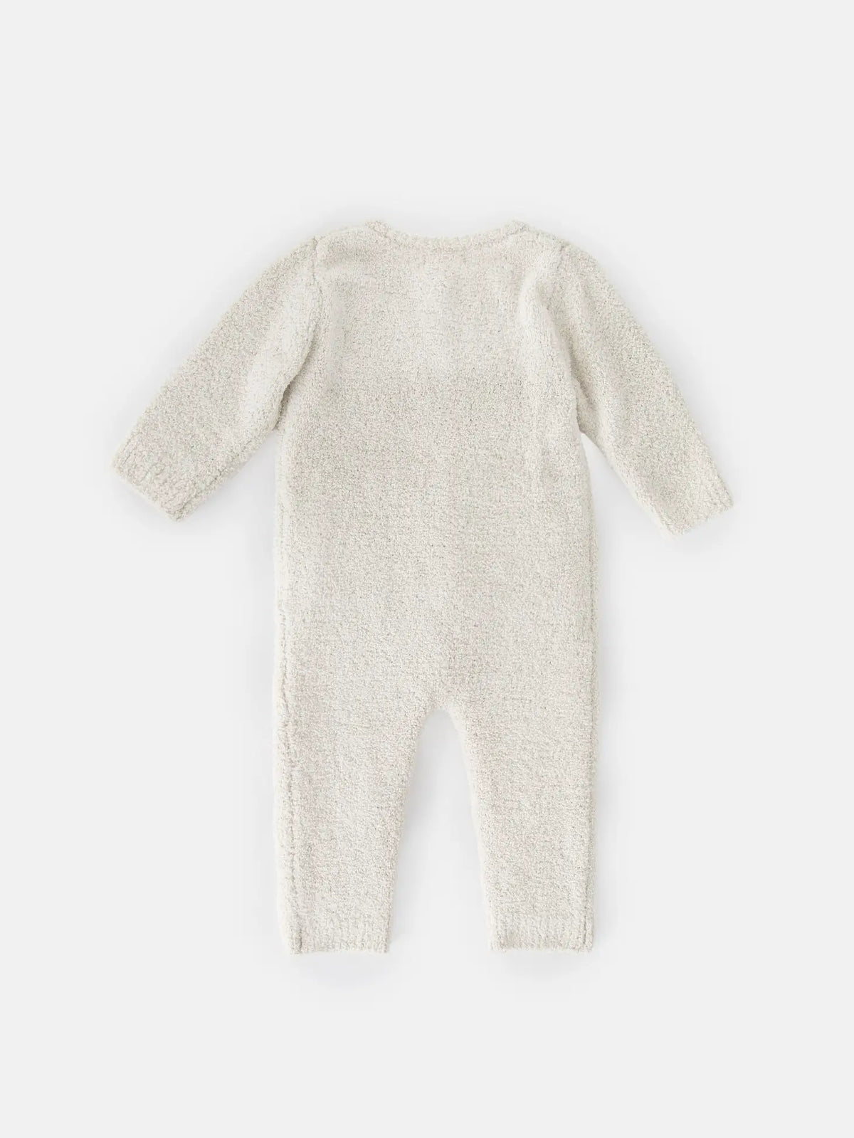 Long Sleeve Romper - Fuzzy | Ecru | 7AM