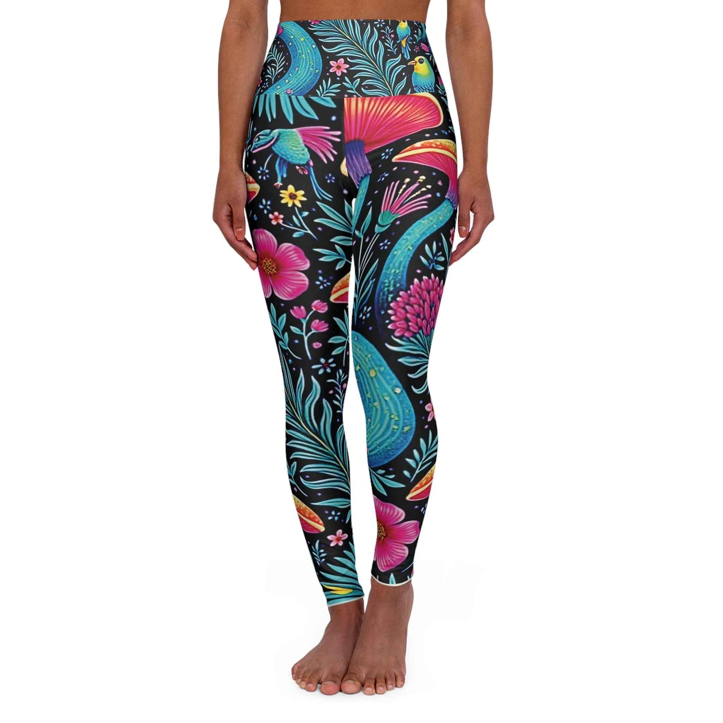 Floral Fiesta High-Waist Yoga Leggings