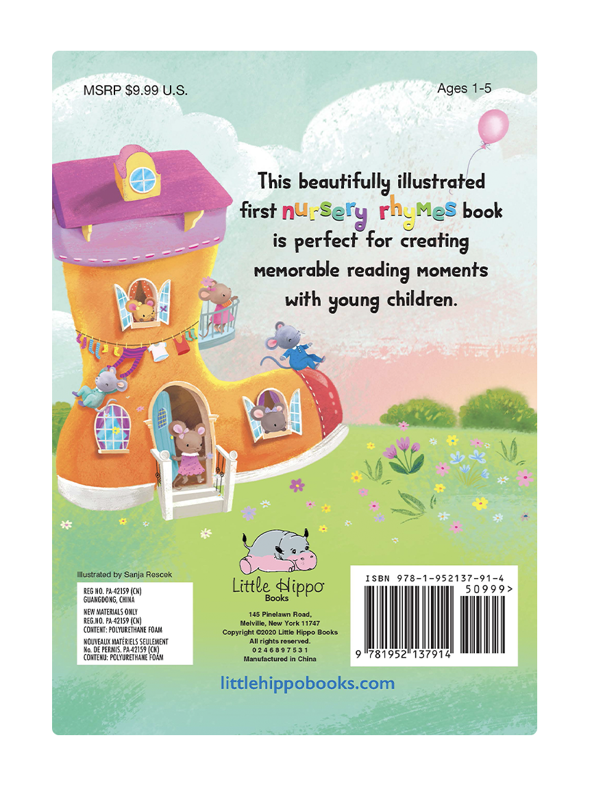 Little Hippo Books - My First Book of Nursery Rhymes - Ages 0–5