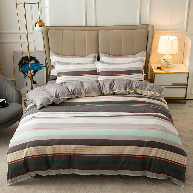 Floral Cotton Duvet Cover Set