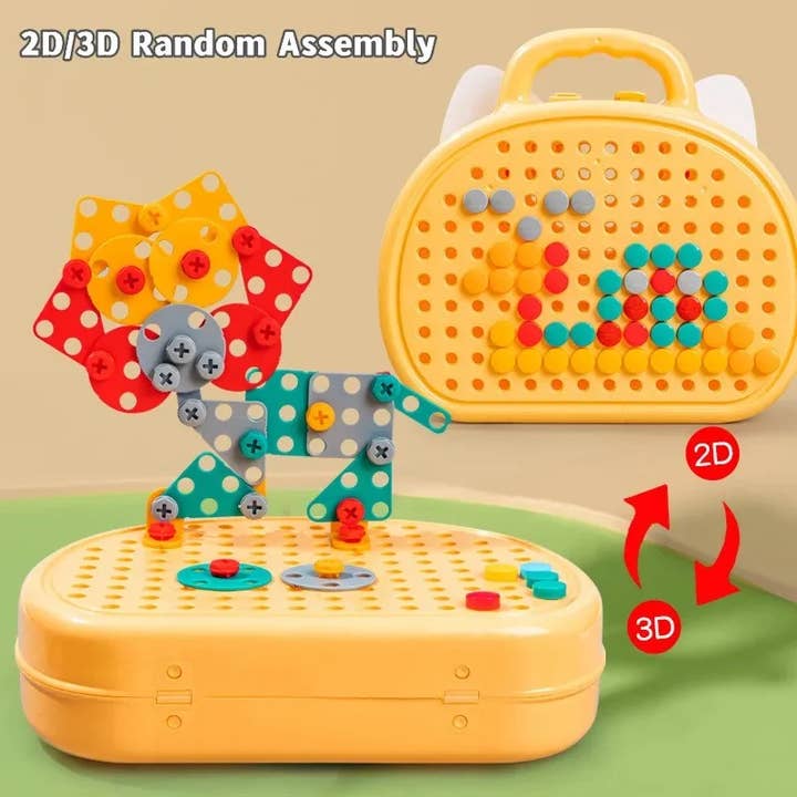 VIGOR - Play Toolbox Bear with Drill - Ages 3+