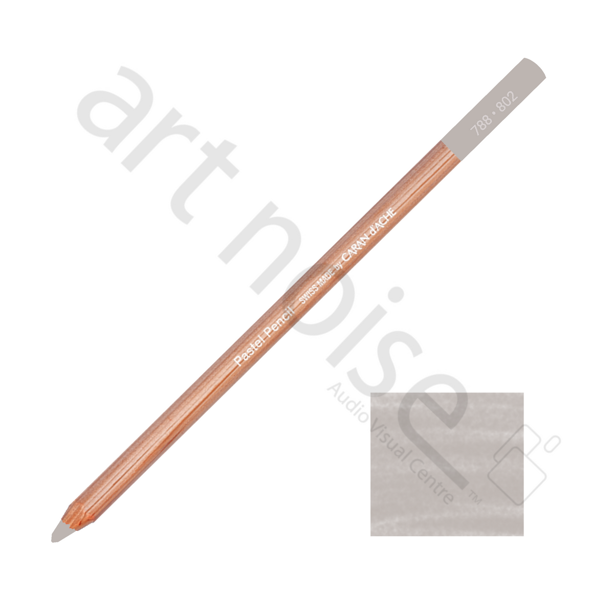 Caran d'Ache - Pastel Pencil - Black, White and Greys