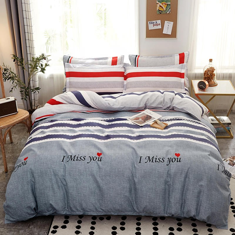 Floral Cotton Duvet Cover Set
