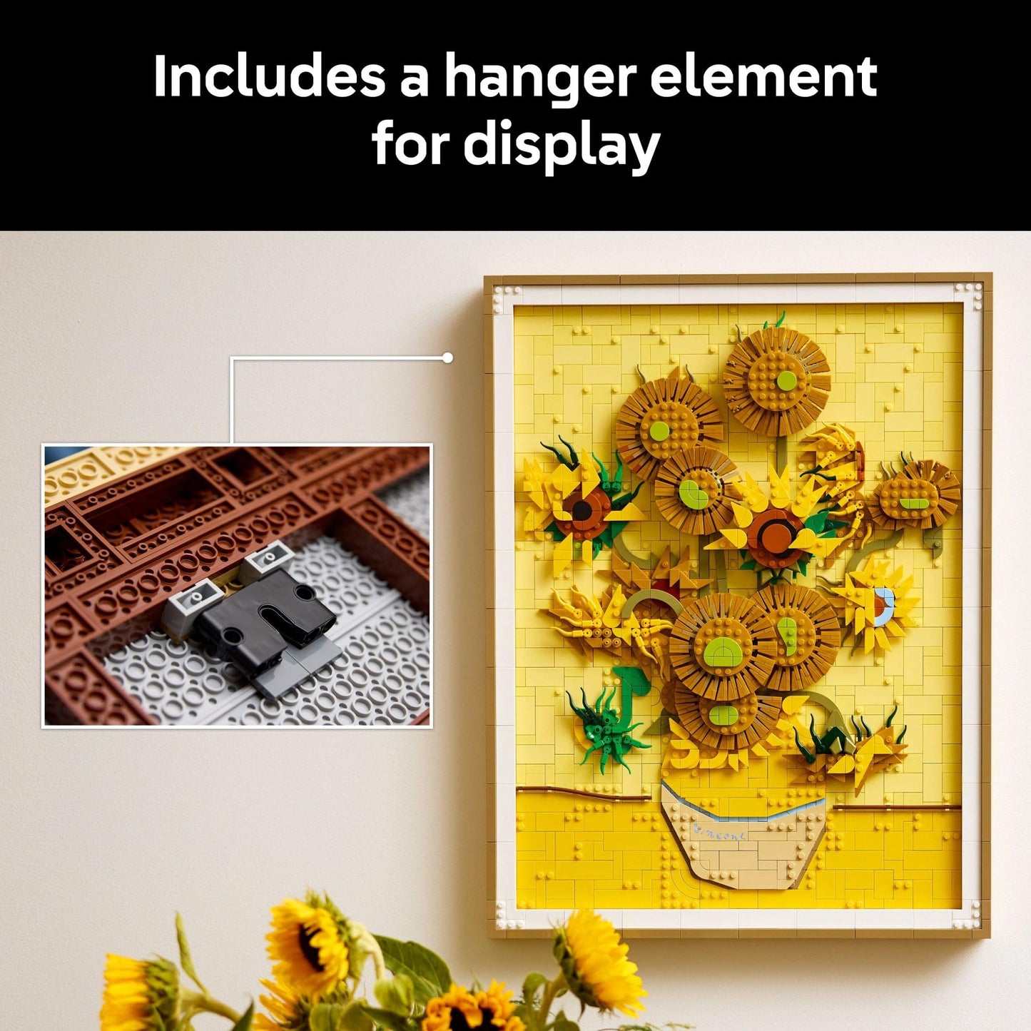 LEGO Art Vincent Van Gogh – Sunflowers Building Set for Adults - Home Decor Idea - Brick Built Painting - Gift for Birthdays - 31215 🍁 All In One Marketplace Canada