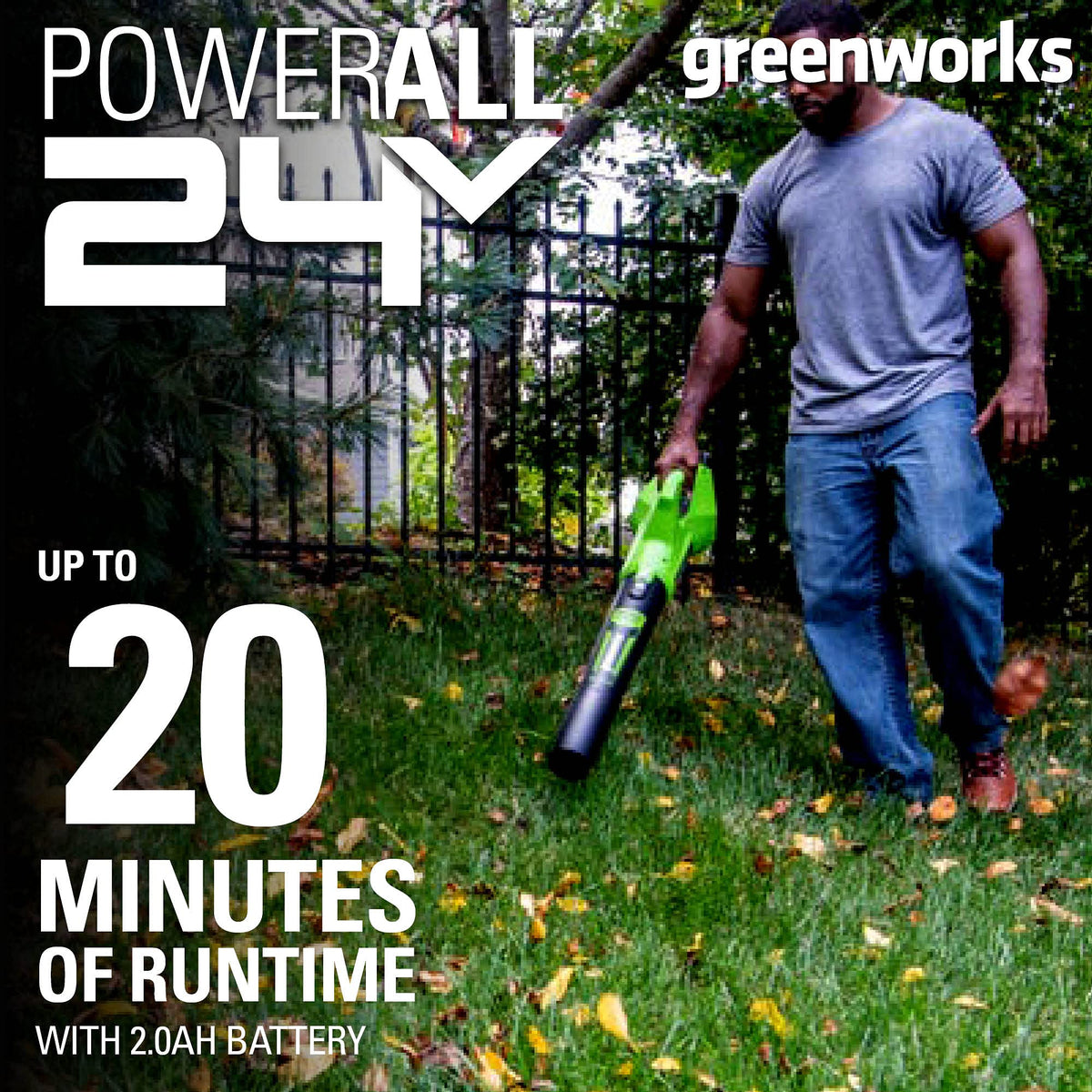Greenworks 24V 12" Cordless String Trimmer and Blower Combo Kit, 2Ah USB Battery and Charger Included 🍁 All In One Marketplace Canada