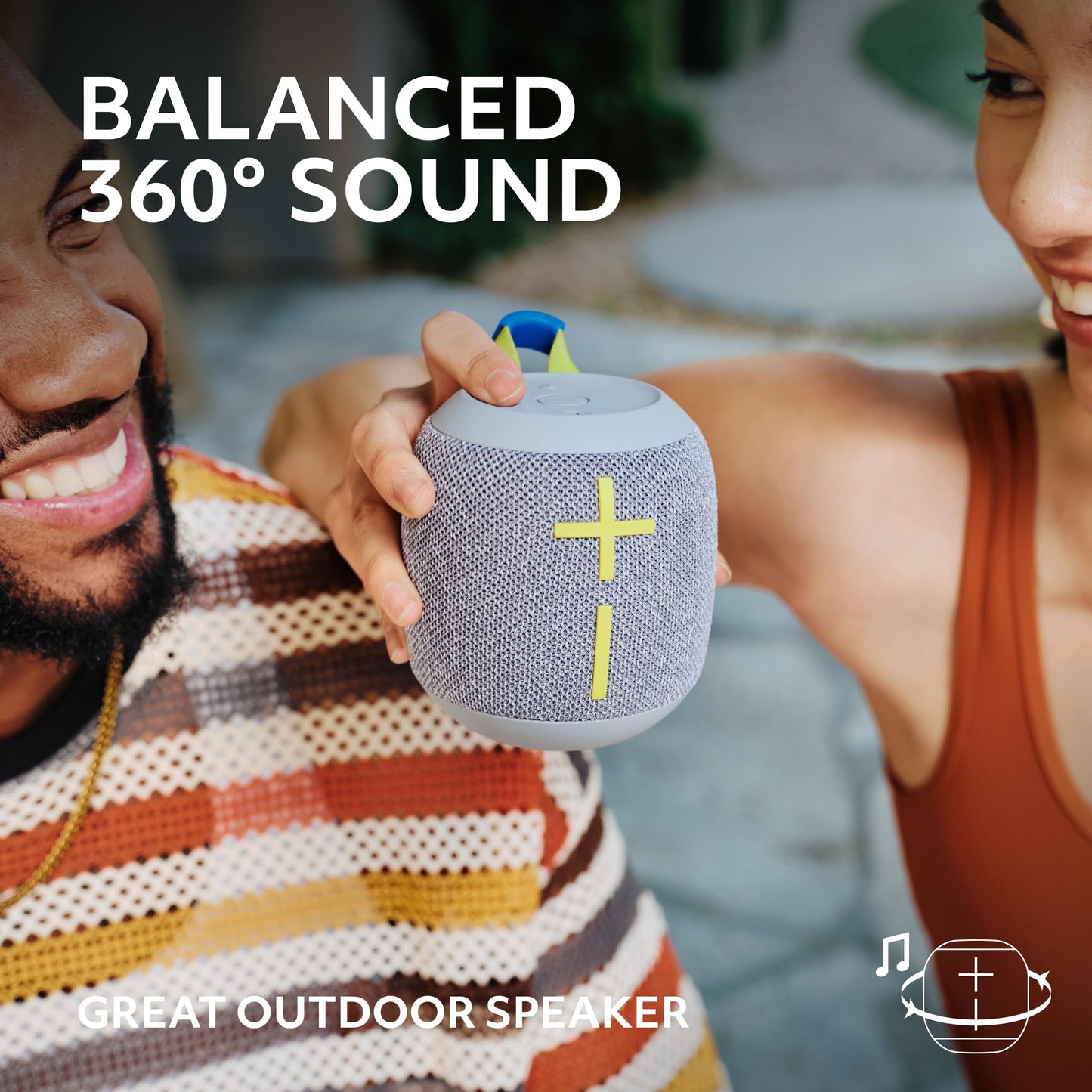 Ultimate Ears WONDERBOOM 4 Portable Waterproof Bluetooth Speaker with Big Bass and 360-Degree Sound, Dustproof Floating Speaker with 131ft (40m) Range - Black 🍁 All In One Marketplace Canada