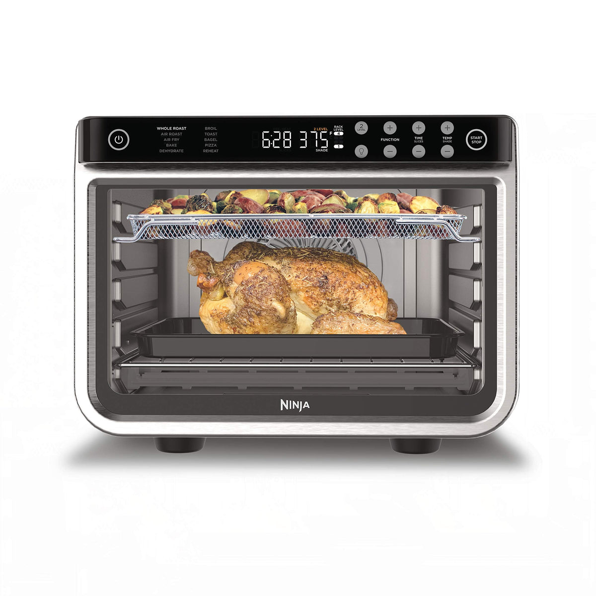 Ninja DT201C, Foodi 10-in-1 XL Pro Air Fry Oven, Stainless steel, 1800W (Canadian version) 🍁 All In One Marketplace Canada