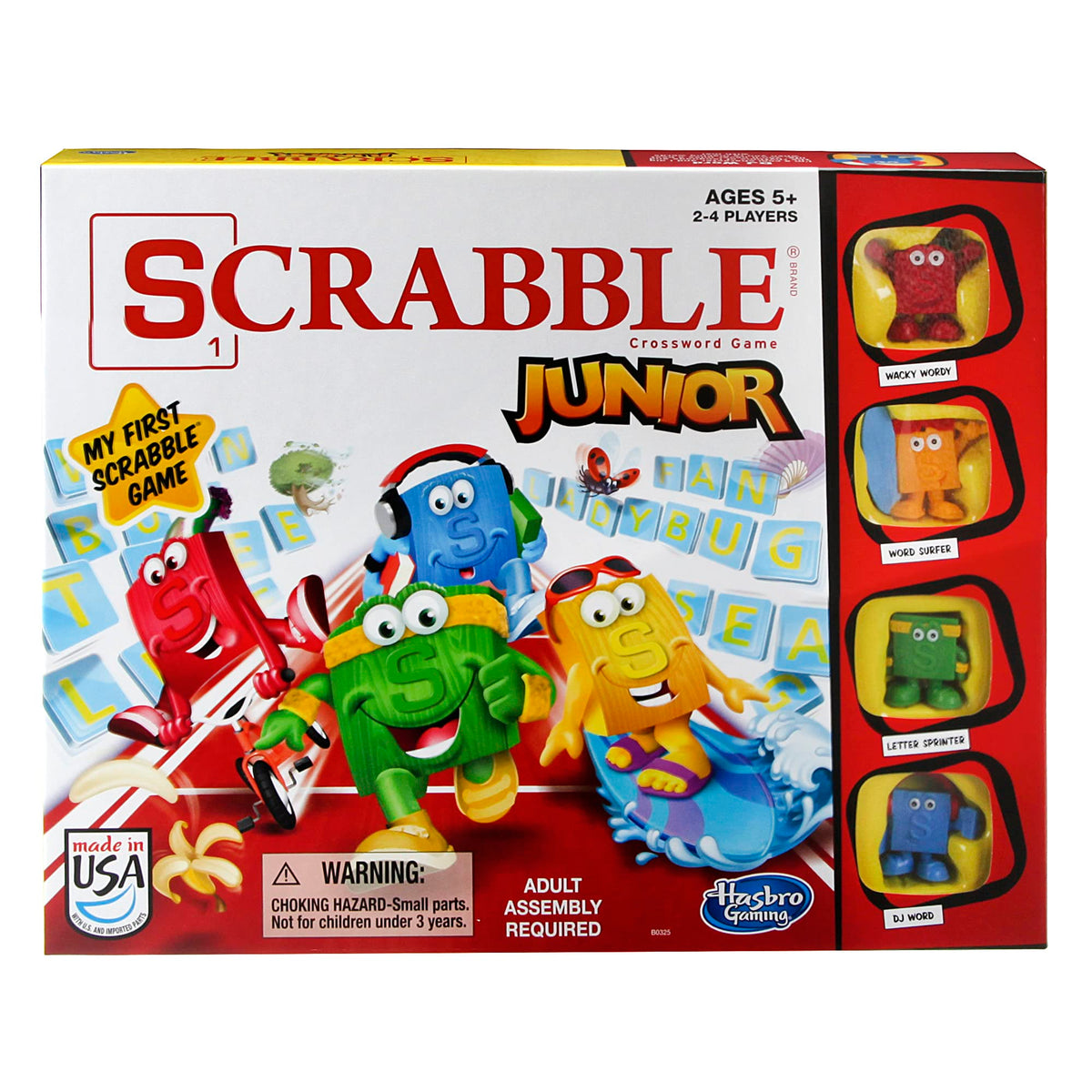 Hasbro Gaming Scrabble Junior Board Game | 2-4 Players | Family Educational Word Games for Kids | Back to School Gifts for Classroom | Ages 5+ 🍁 All In One Marketplace Canada