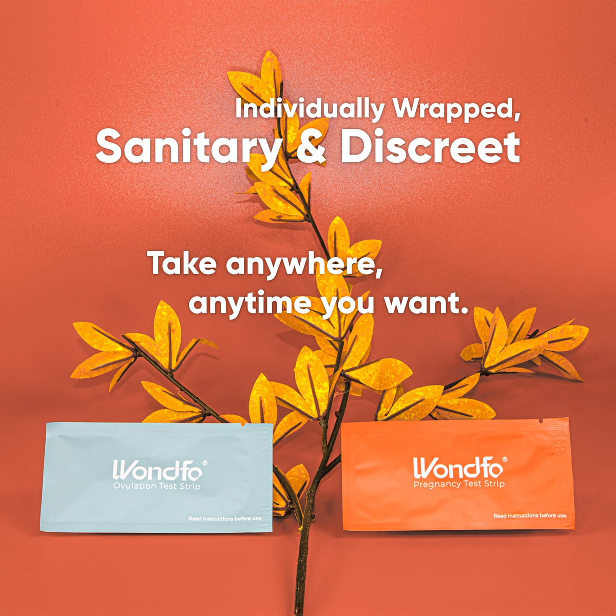 Wondfo 50 Ovulation and 20 Pregnancy Test Strips Kit - Highly Sensitive and Fast at Home Self-Checking Fertility Predictor Kit, Pack of 70 🍁 All In One Marketplace Canada