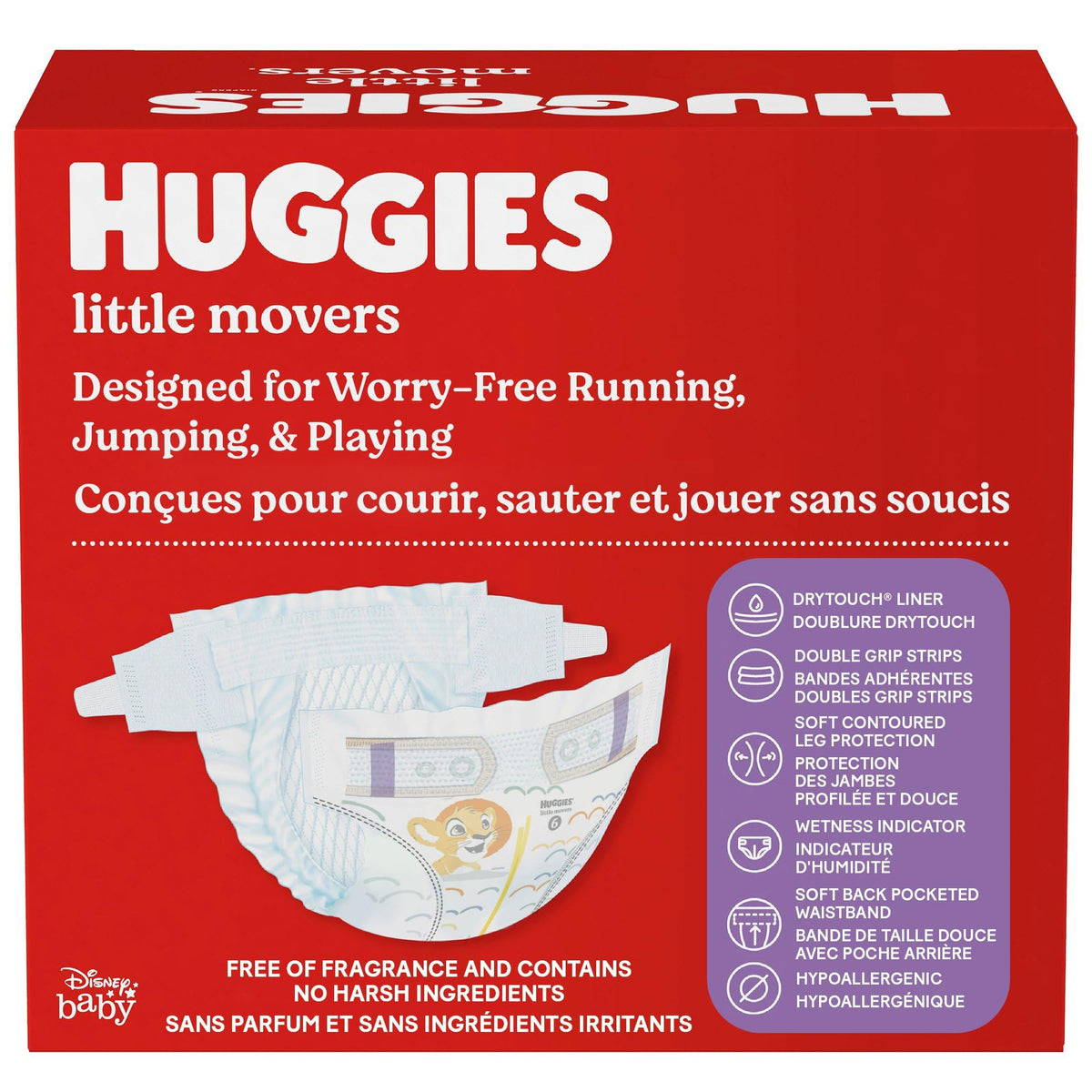 Huggies Size 4 Diapers, Little Movers Baby Diapers, Size 4 (22-37 lbs), 150 Count, Packaging May Vary 🍁 All In One Marketplace Canada