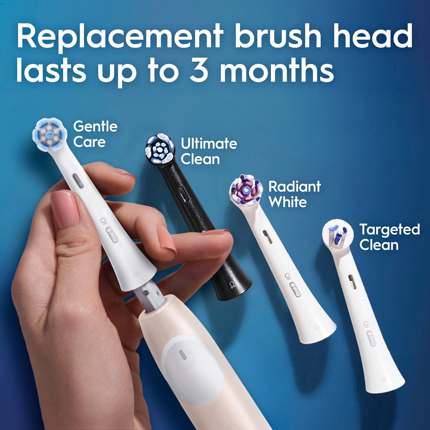 Oral-B iO2 Electric Toothbrush, for an Easy Switch to Electric, Peach, Rechargeable Electric Toothbrushes, iO Series 2 Starter Kit with 1 Power Toothbrush and 2 Brush Heads 🍁 All In One Marketplace Canada