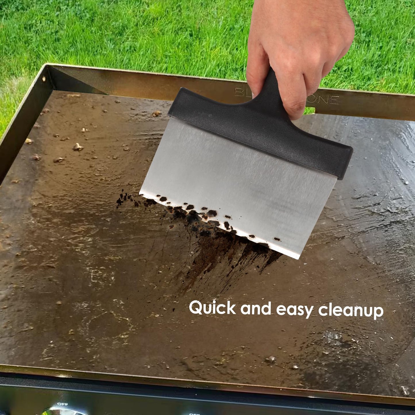 Upgraded Griddle Cleaning Kit for Blackstone 18 Pieces Flat Top Grill Accessories Cleaner Tool Set with Scraper, Heat-Resistant Silicone Spatula Mat with Hanger, Grill Brick, Scouring Pads 🍁 All In One Marketplace Canada