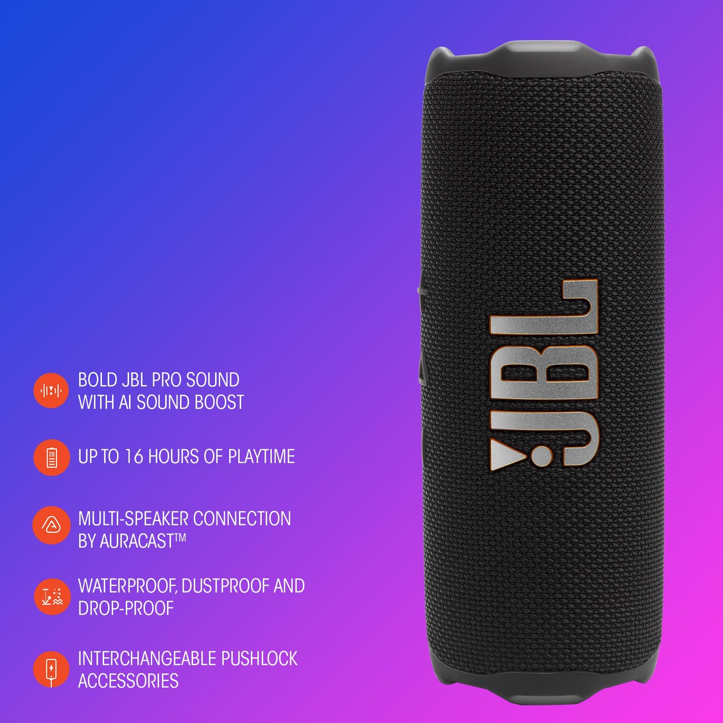 JBL Flip 7 - Portable Waterproof and Drop-Proof Speaker - Pink 🍁 All In One Marketplace Canada