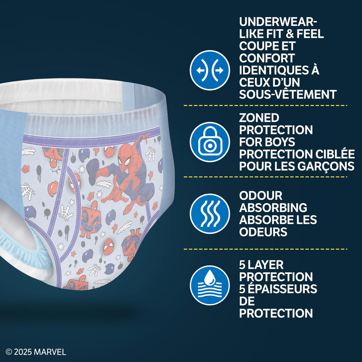 GoodNites Boys' Nighttime Underwear, XS, 44 Ct, Water Resistant, Ages 3-5 🍁 All In One Marketplace Canada