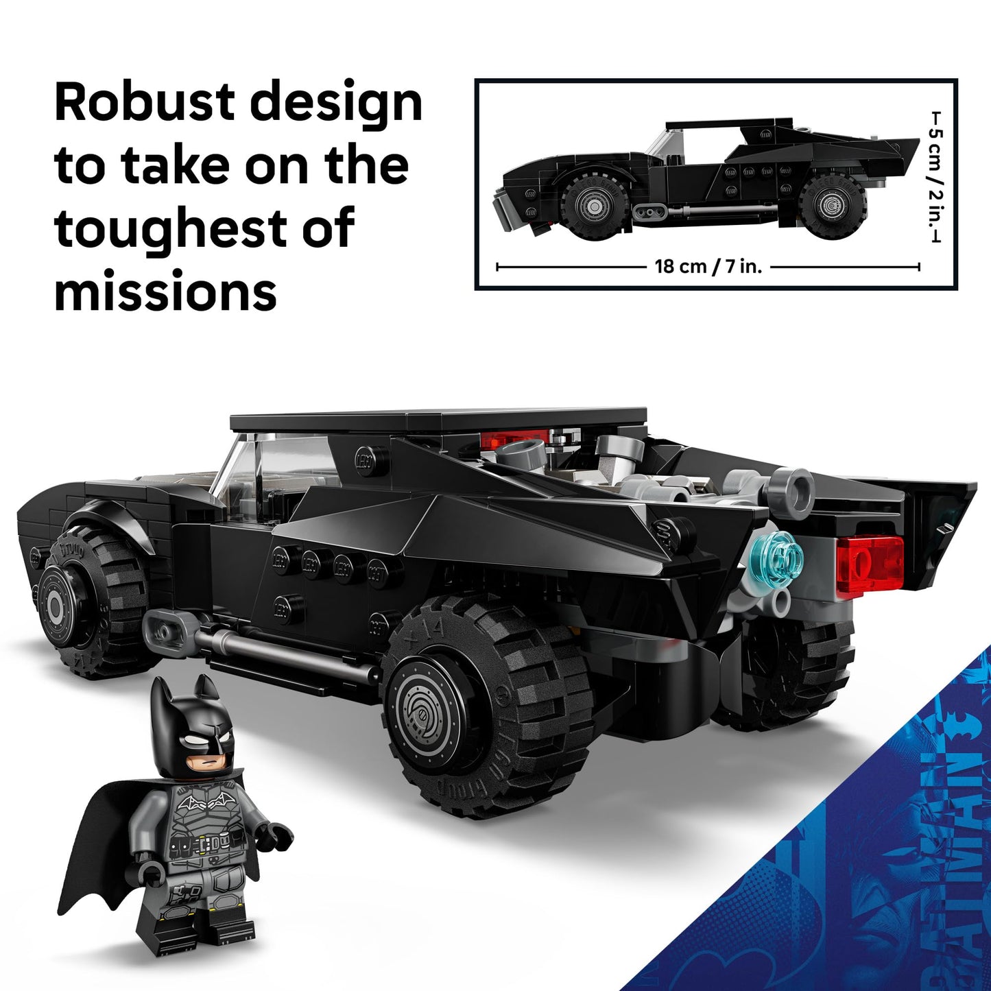 LEGO DC Batman: The Batman Batmobile Building Toy for Kids - Building Blocks with Minifigure & Golden Coin - Super Hero Room Decor for Boys & Girls, Ages 9+ - Gift Idea for Birthdays - 76332 🍁 All In One Marketplace Canada