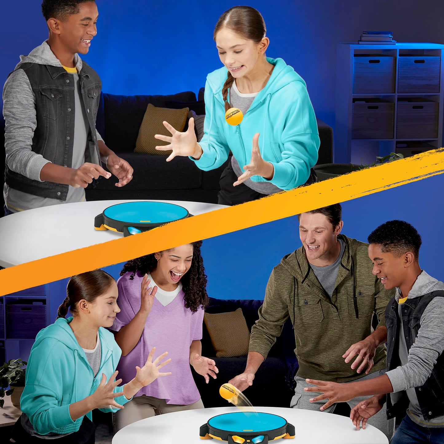 Rebounce Game | Indoor and Outdoor Electronic Action Game for Kids, Teens, and Adults | Ages 8+ | 2 to 6 Players | 10 Mins. | Family Travel Games (English Version) 🍁 All In One Marketplace Canada
