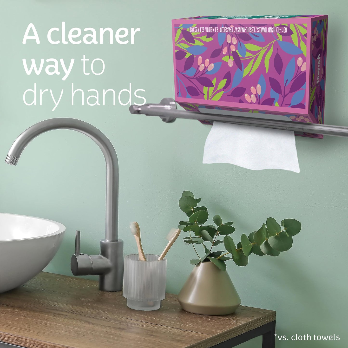 Kleenex Hand Towels, Single-Use Disposable Paper Towels, 6 Boxes, 60 Towels Per Box (360 Towels Total) 🍁 All In One Marketplace Canada