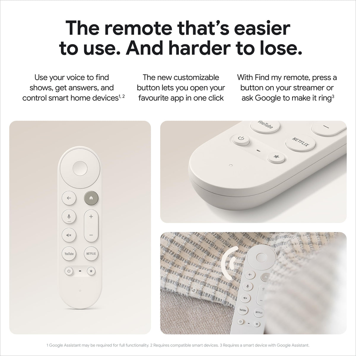 Google TV Streamer (4K) - Fast Streaming Entertainment With Voice Search Remote - Watch Movies, Shows, Live TV, and Netflix in 4K HDR - Smart Home Control - 32 GB Storage - Porcelain 🍁 All In One Marketplace Canada