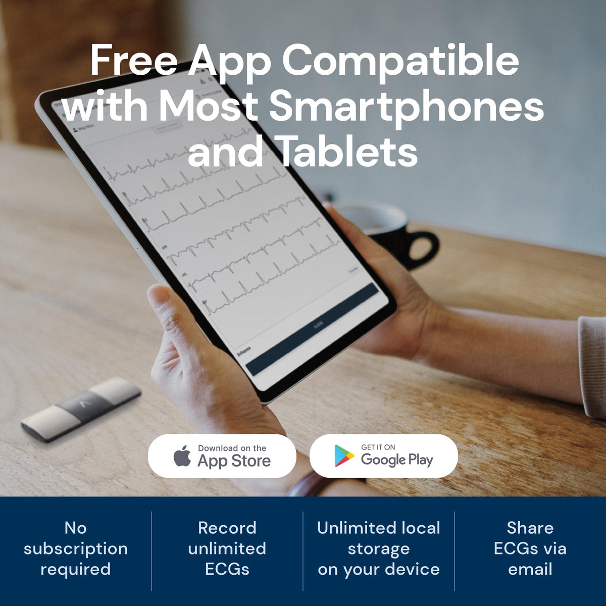 KardiaMobile Six-Lead Personal ECG Monitor - Detect AFib from Home - by AliveCor 🍁 All In One Marketplace Canada