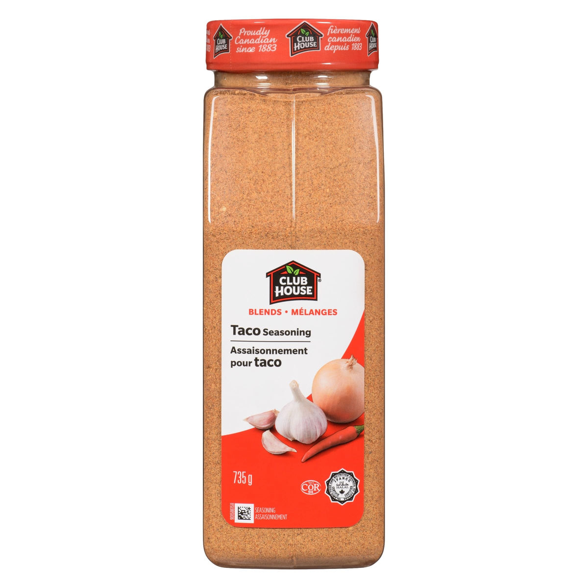 Club House, Quality Natural Herbs and Spices, Taco Seasoning, 735g 🍁 All In One Marketplace Canada