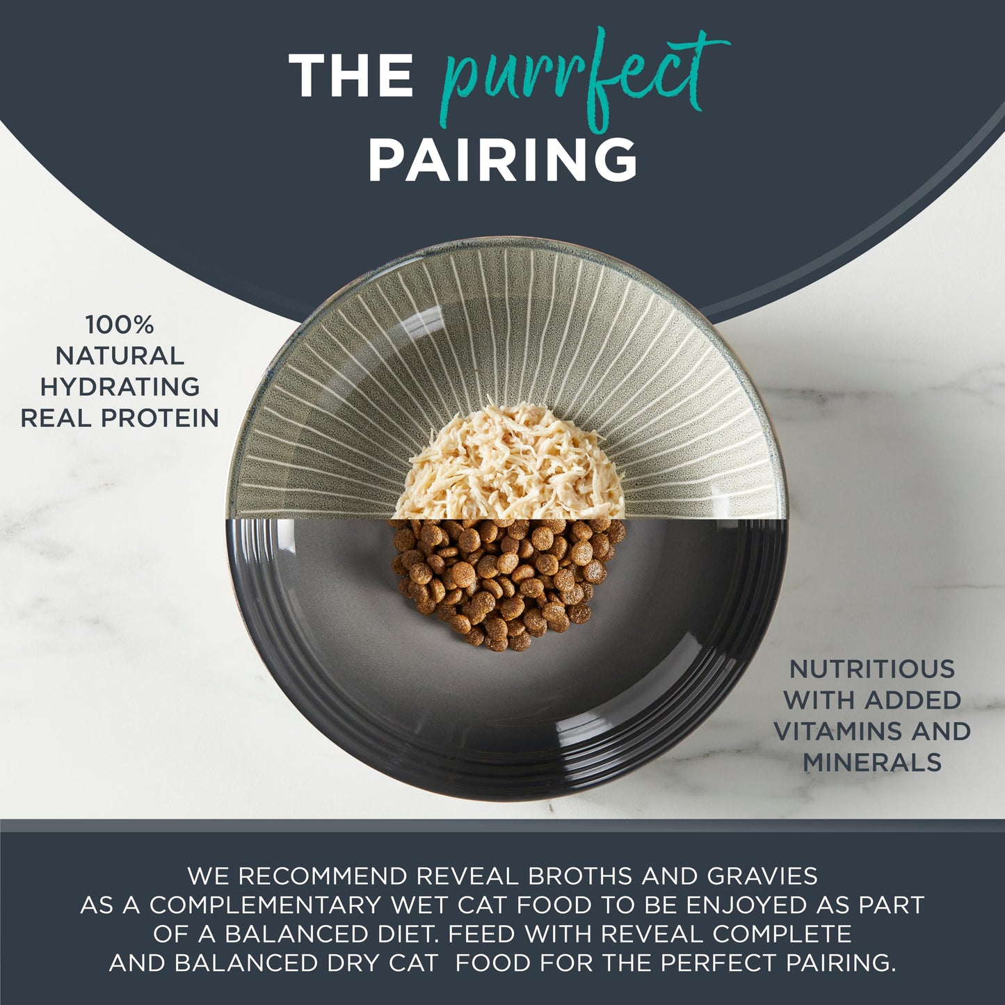 Reveal Natural Wet Cat Food in Broth, Limited Ingredient Grain Free Canned Cat Food, Protein with No Artificial Additives, Fish Variety in Broth (12 x 2.47 oz Cans) 🍁 All In One Marketplace Canada