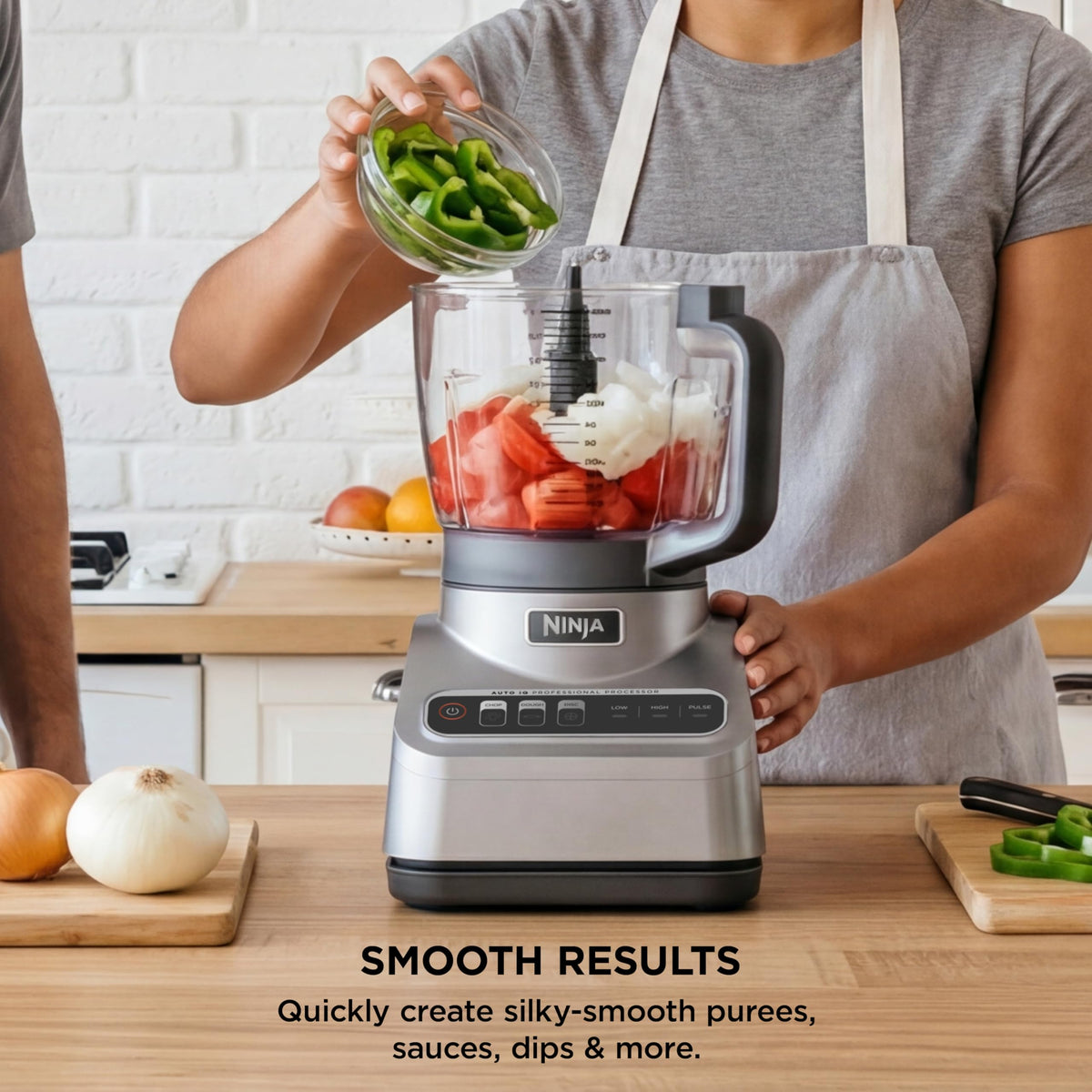 Ninja Professional Plus Food Processor 850-Watts With Auto-iQ Preset Programs Chop Puree Dough Slice Shred With a 9-Cup Capacity and a Silver Stainless Finish (BN600C) - Canadian Version 🍁 All In One Marketplace Canada