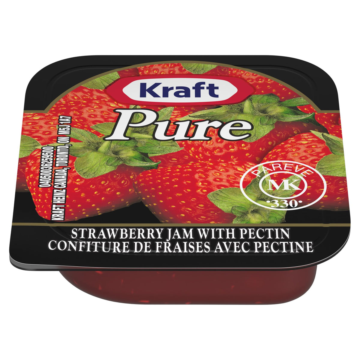 Kraft Pure Strawberry Jam with Pectin (140 x 10 mL Cups) 🍁 All In One Marketplace Canada