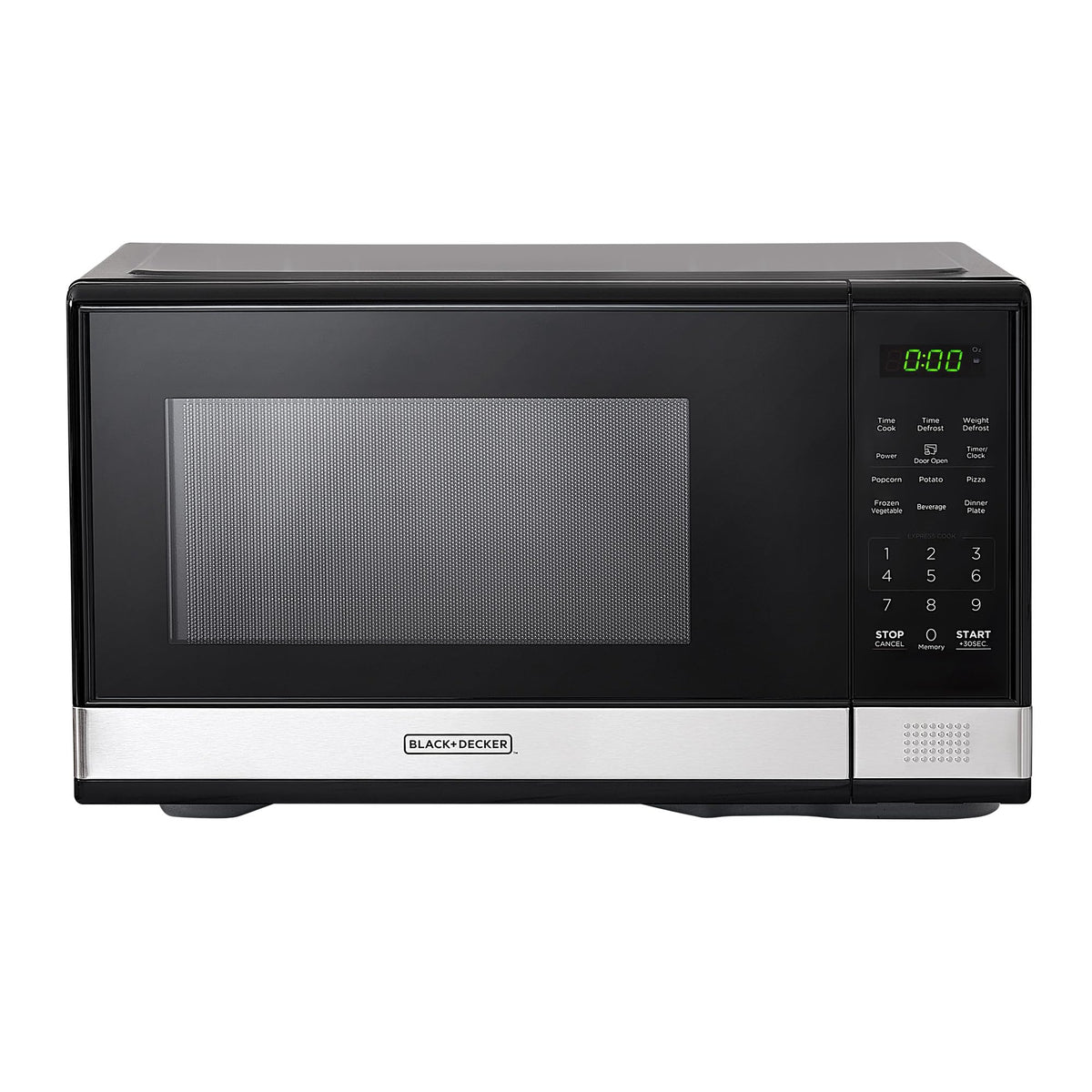 BLACK+DECKER Microwave Oven, 1.1 Cu.ft 900W Digital Stainless Steel 🍁 All In One Marketplace Canada