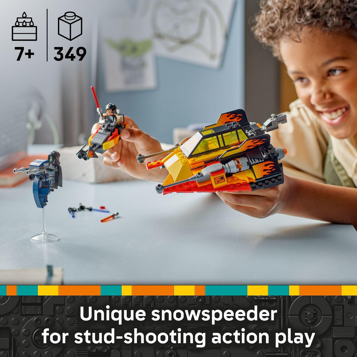 LEGO Star Wars: Rebuild The Galaxy The Force Burner Snowspeeder Building Toy - 2 in 1 Pretend Play Set W/ 3 Minifigures for Kids, Ages 7+ - Collectible Room Decor & Gift Idea for Boys & Girls - 75414 🍁 All In One Marketplace Canada