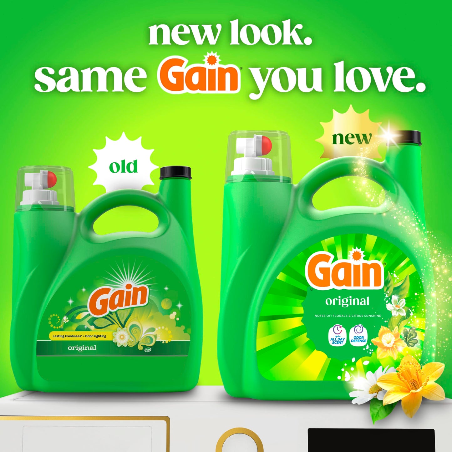 Gain Aroma Boost Liquid Laundry Detergent, Original Scent, HE Compatible, 107 Loads, 4.55L 🍁 All In One Marketplace Canada
