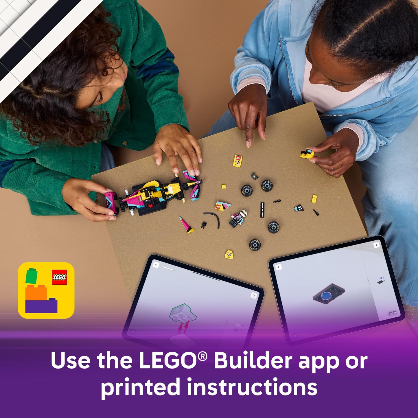 LEGO Speed Champions F1 ACADEMY LEGO Race Car Building Toy - Pretend Play Racing Vehicle with F1 ACADEMY Minifigure - Play & Display Toy Car for Boys & Girls Ages 10+ - Gift Idea for Birthdays - 77258 🍁 All In One Marketplace Canada