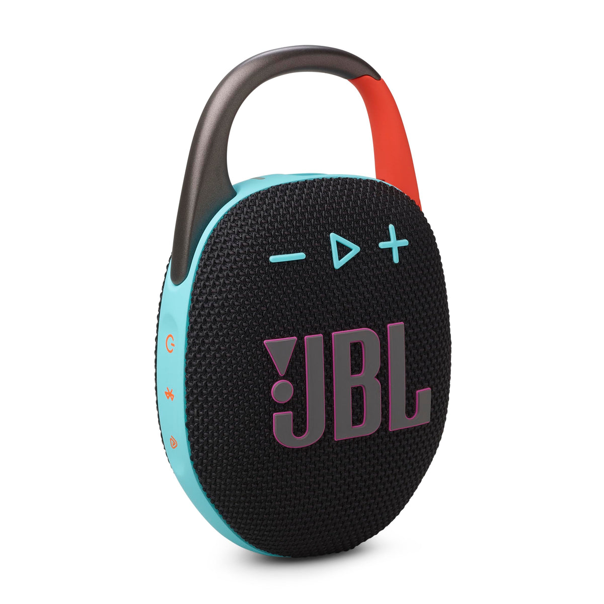 JBL Clip 5 - Ultra-Portable, Waterproof & Dustproof Bluetooth Speaker, Big Pro Sound with Punchy bass, Integrated Carabiner, Up to 12 Hours of Play, Recycled Materials (Black & Orange) 🍁 All In One Marketplace Canada
