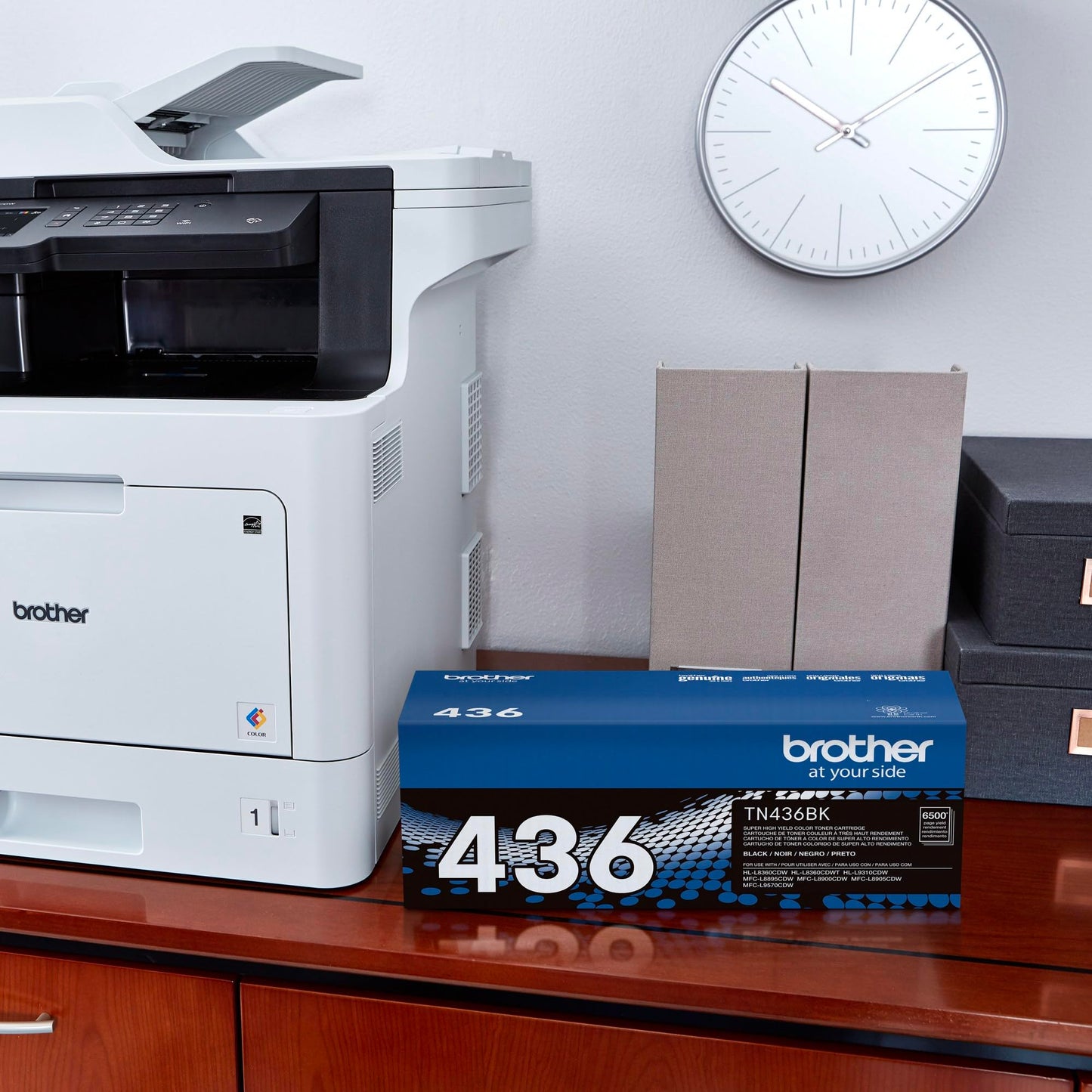 Brother Original TN436BK Super High-Yield Black Toner Cartridge, Higher Yield for Value, Original Toner Replacement Cartridge, Toner for Brother Laser Printers HL-L8360CDW, MFC-L8610CDW, and More 🍁 All In One Marketplace Canada