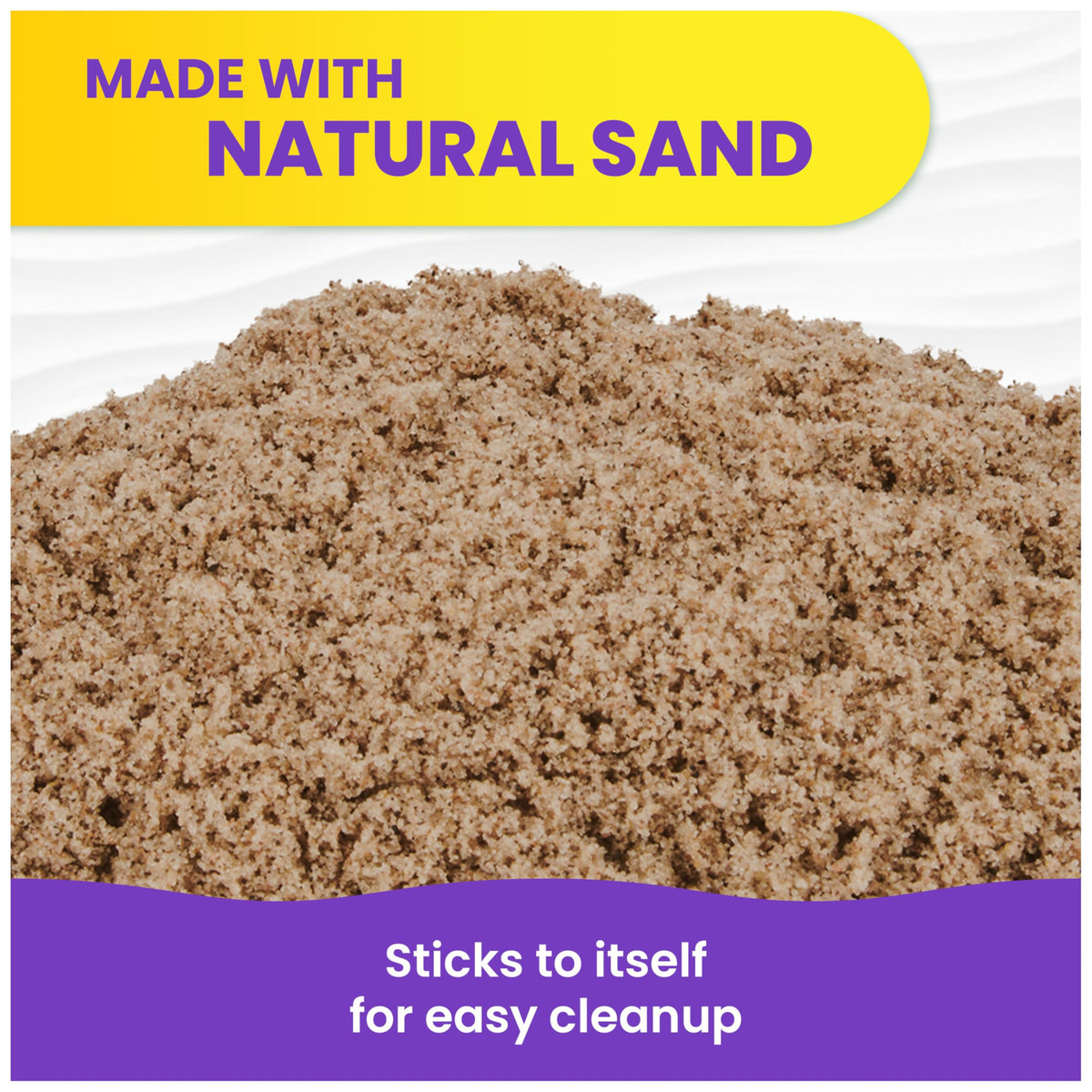 Kinetic Sand, 3lbs Beach Play Sand, Moldable Sensory Toys for Kids, Resealable Bag (Packaging May Vary), for Ages 3 and up 🍁 All In One Marketplace Canada