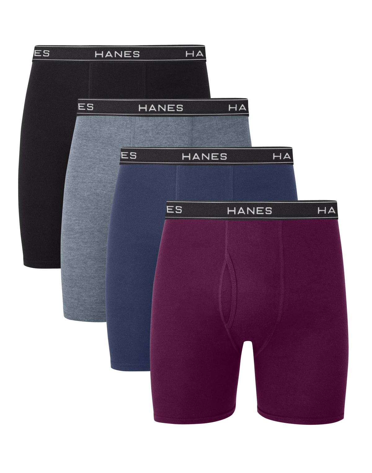 Hanes mens 4 Pack boxer briefs, Black/Grey, Small US 🍁 All In One Marketplace Canada