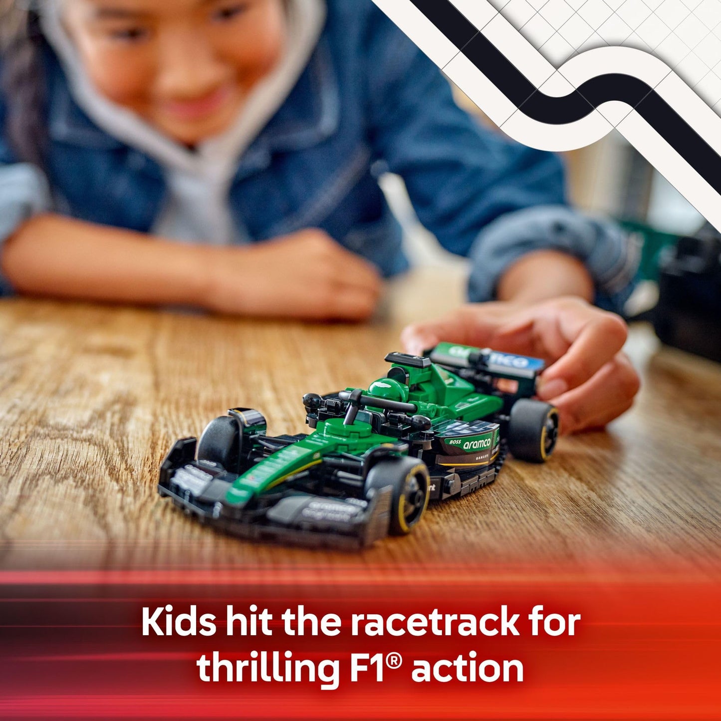 EGO Speed Champions Aston Martin Aramco F1 AMR24 Race Car Toy - Building Set for Kids, Boys & Girls, Ages 10+ - Toy Car for F1 Fans - Gift Idea for Birthday - 77245 🍁 All In One Marketplace Canada