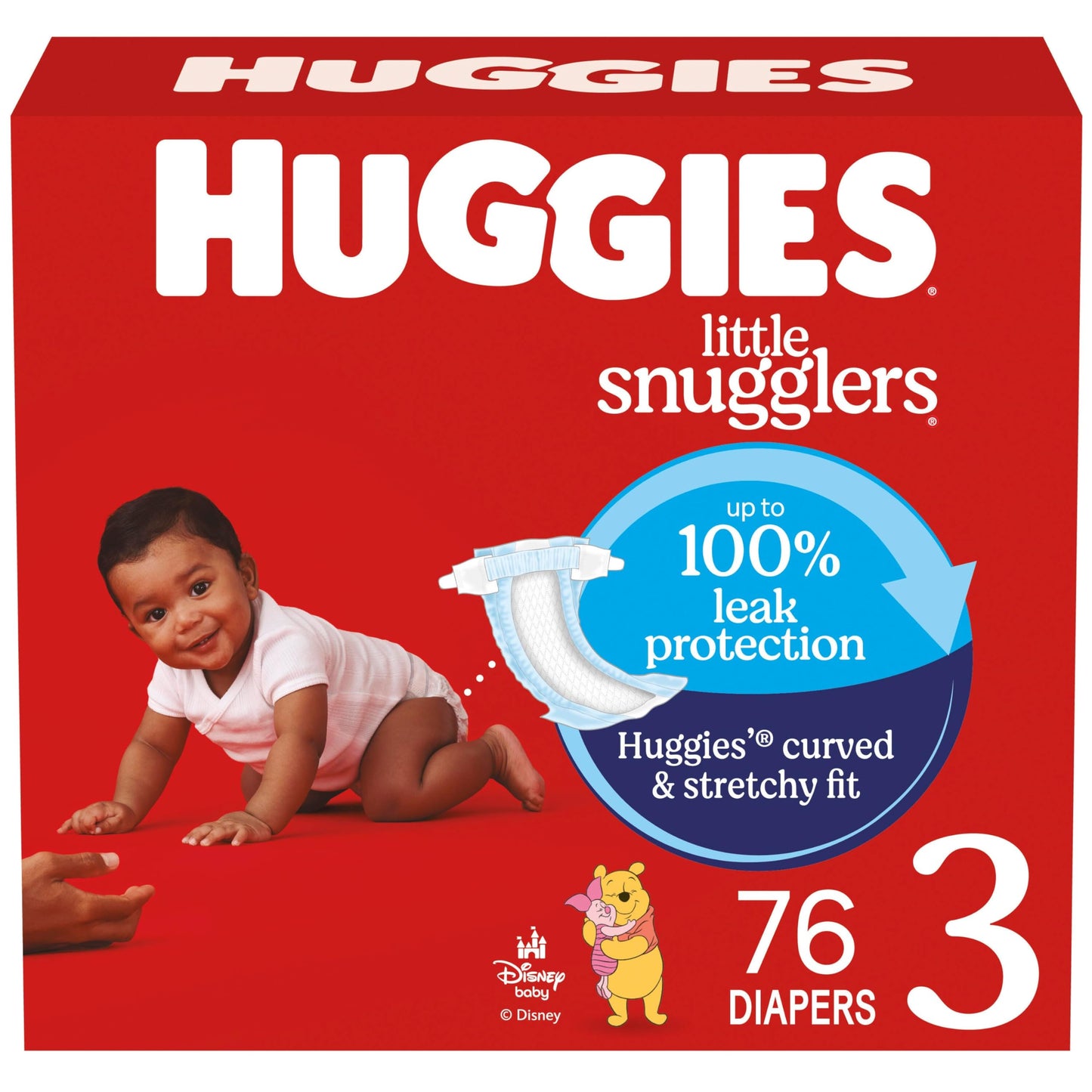 Diapers Size 3 - Huggies Little Snugglers Disposable Baby Diapers, 76ct, Giga Pack 🍁 All In One Marketplace Canada