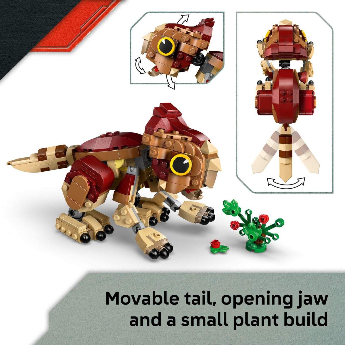 LEGO Jurassic World Baby Dinosaur Dolores: Aquilops Kids Toy - Educational and Learning Toy for Girls & Boys, Ages 7+ - Pretend Play Gift Idea for Birthdays - 76970 🍁 All In One Marketplace Canada