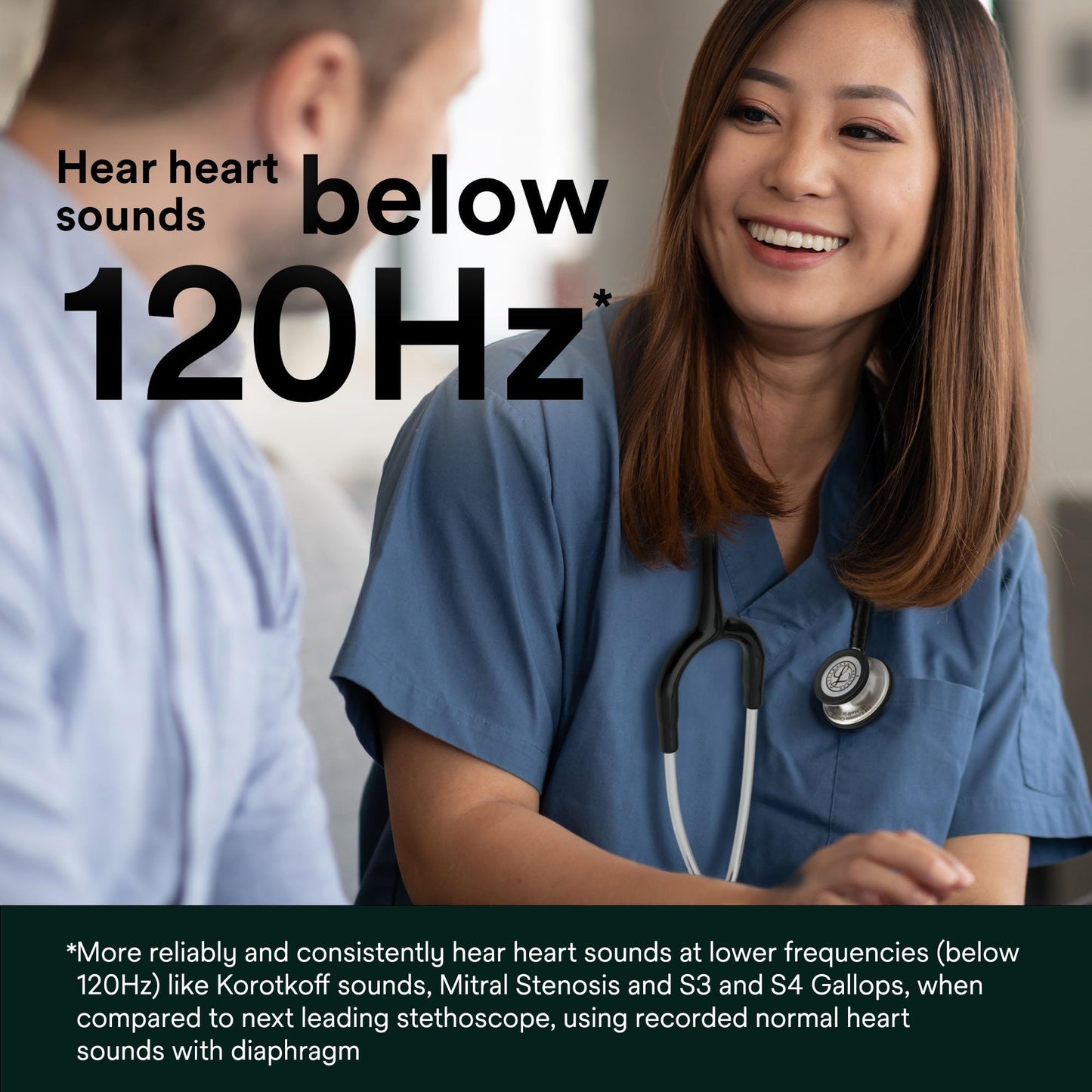 3M Littmann Classic III Monitoring Stethoscope, 5620, More Than 2X as Loud*, Weighs Less**, Stainless Steel Chestpiece, 69 cm (27") Black Tube 🍁 All In One Marketplace Canada