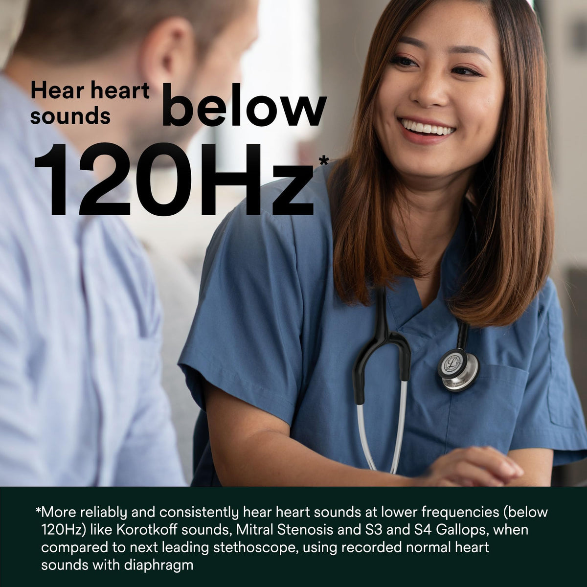 3M Littmann Classic III Monitoring Stethoscope, 5623, More Than 2X as Loud*, Weighs Less**, Stainless Steel Chestpiece, 69 cm (27") Caribbean Blue Tube 🍁 All In One Marketplace Canada