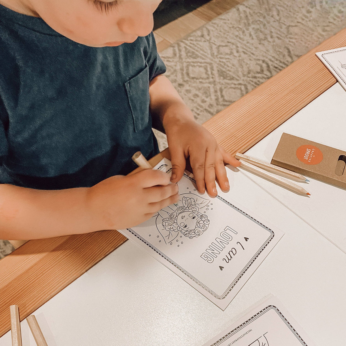 The Creative Sprout - Affirmation Colouring Pages – Mindfulness Activity - Ages 4+