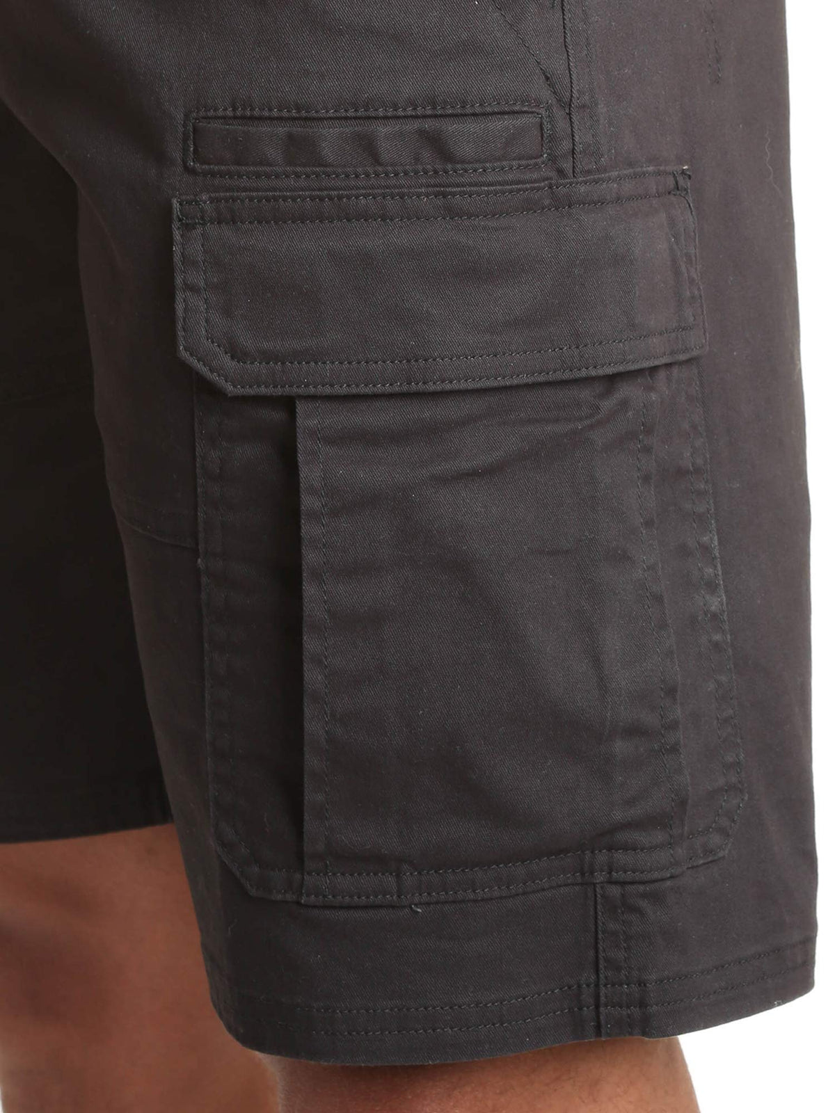 Wrangler Authentics Men's Classic Cargo Stretch Short, Black Twill, 34 🍁 All In One Marketplace Canada