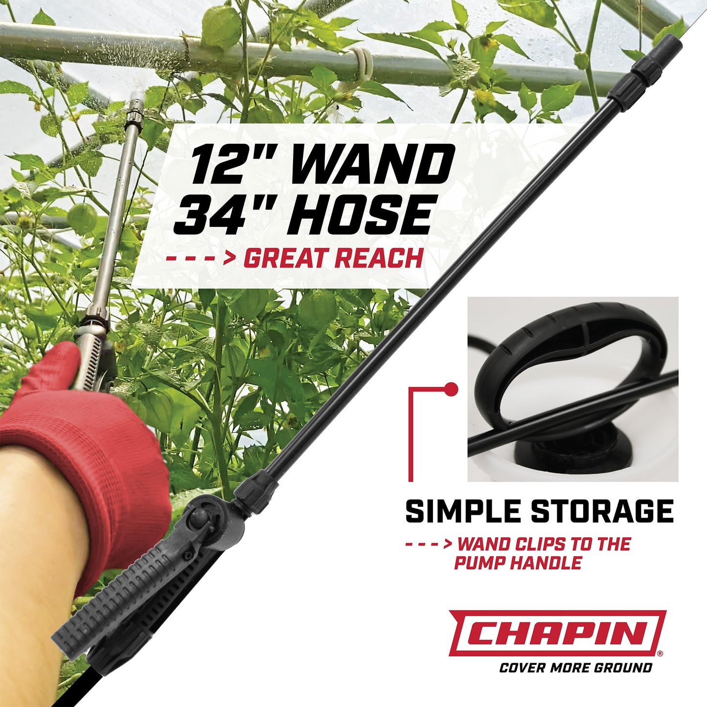 Chapin 22000 Pump Sprayer, 1G (4.5L), Lawn & Garden, Translucent Poly Tank, Funnel-Top, SureSpray, Anti-Clog Filter, Adjustable Cone Nozzle, 34" Hose, Fertilizer, Weed & Pest Applications, 2 Pack 🍁 All In One Marketplace Canada