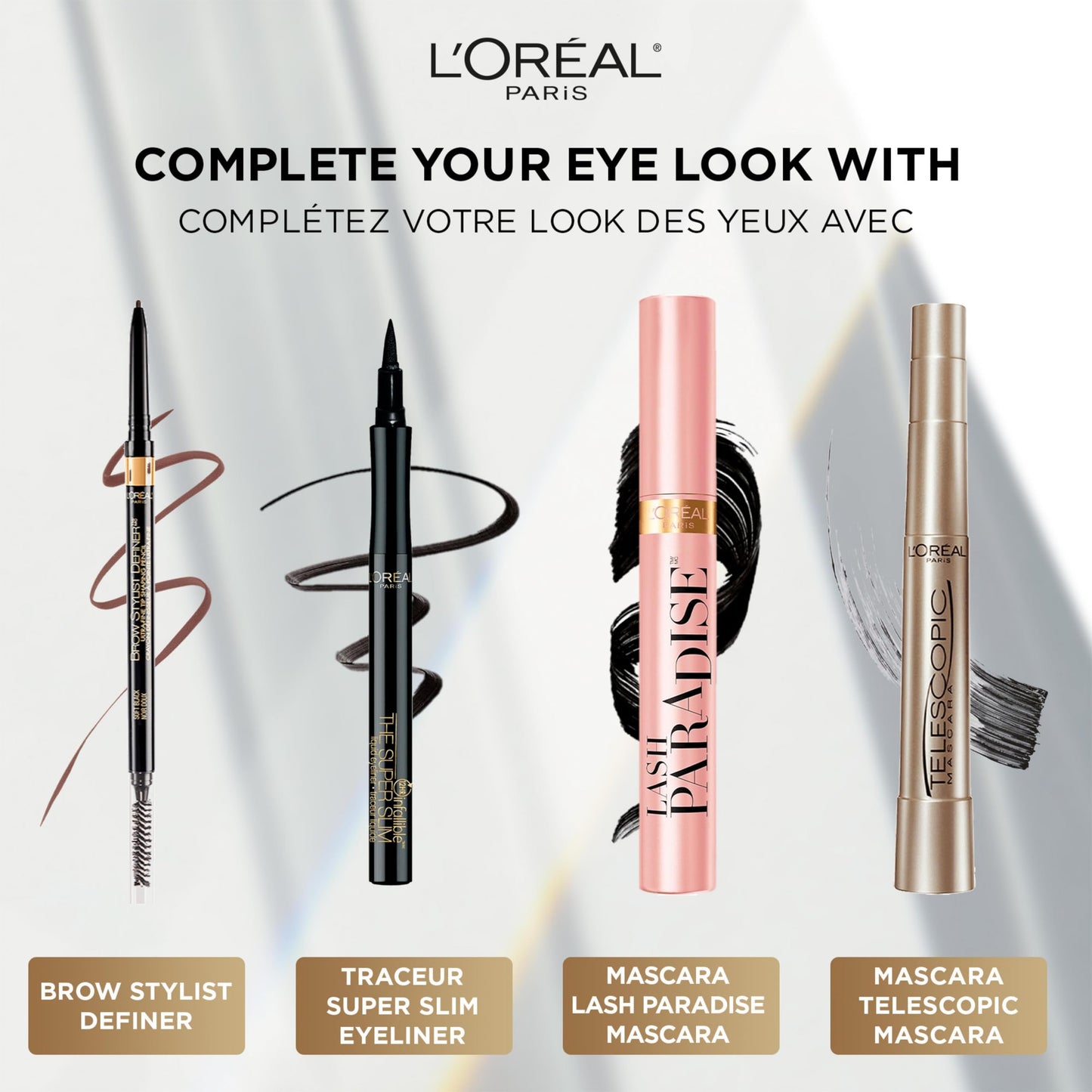 L’Oréal Paris Telescopic Mascara, Eyelash Lengthening Mascara, Unique Non-Clumping Formula Delivering Intense Length For Sensitive Eyes, Black, 8 ml 🍁 All In One Marketplace Canada