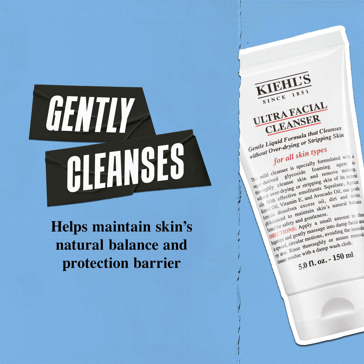 Kiehl's Ultra Facial Cleanser - Lightweight Foamy Gentle Face Cleanser 🍁 All In One Marketplace Canada