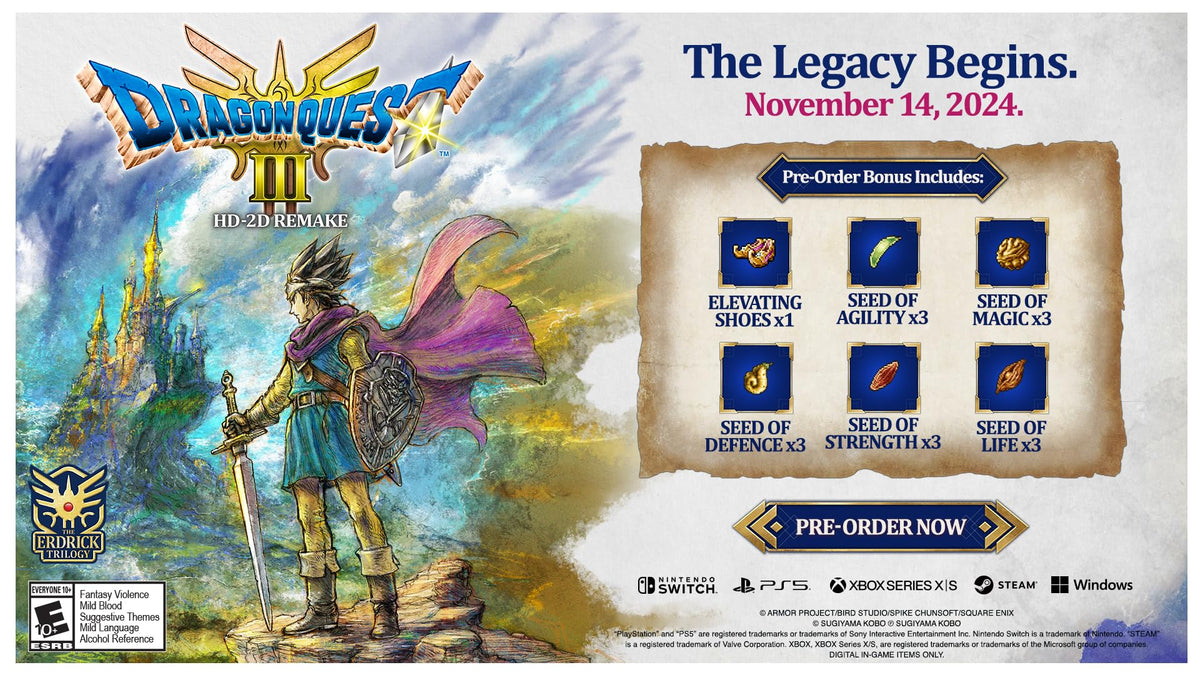 DRAGON QUEST III HD-2D Remake (PS5) 🍁 All In One Marketplace Canada