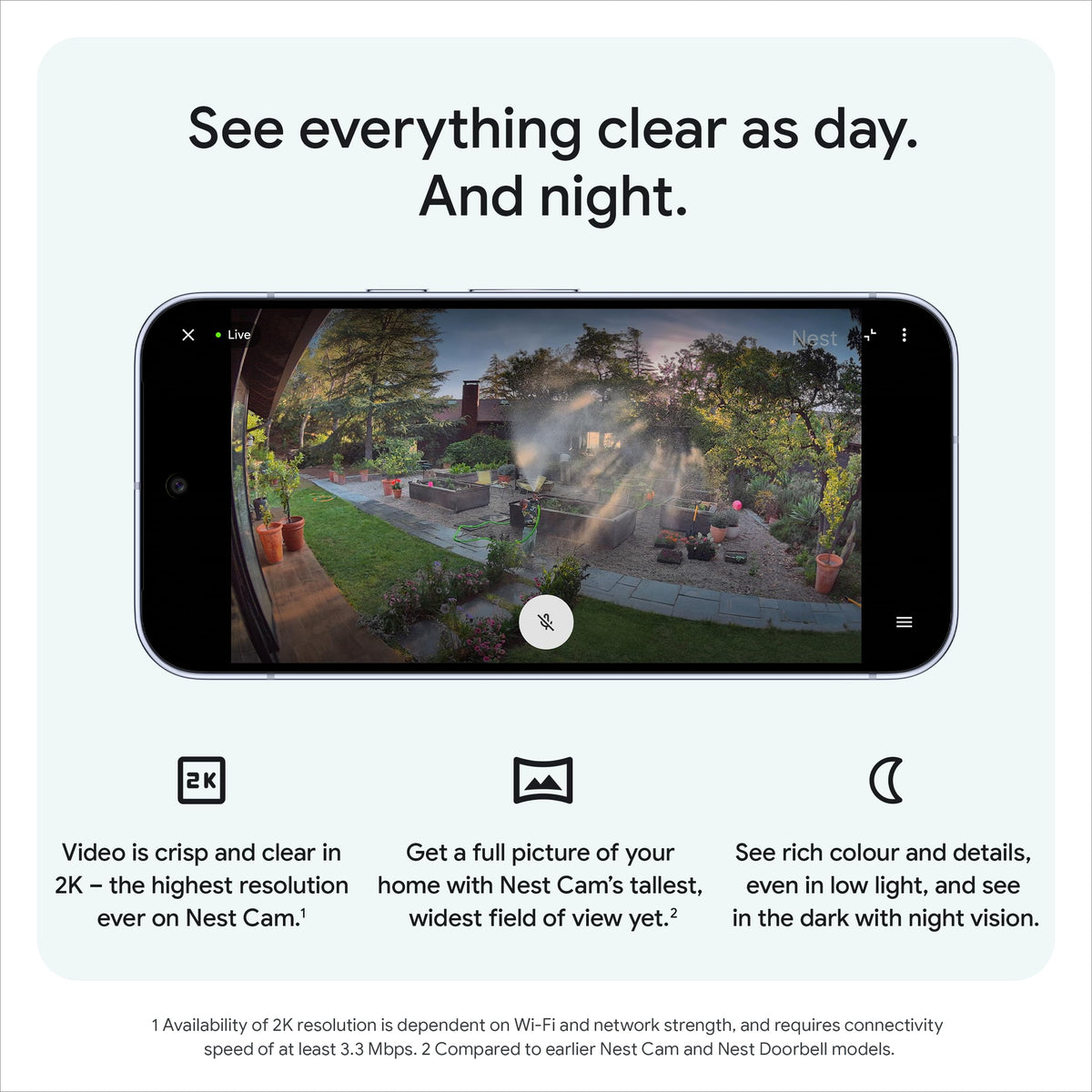 Google Nest Cam Outdoor (Wired, 2nd gen) - 2K Video and Gemini - 1-Pack 🍁 All In One Marketplace Canada