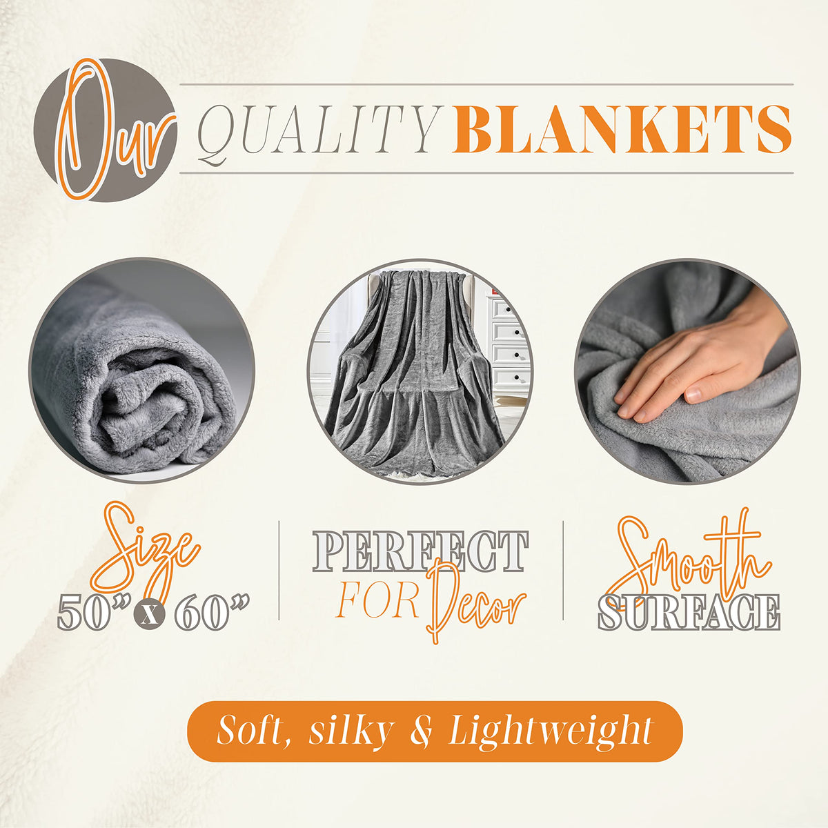 Elegant Comfort Lightweight Throw Blanket- Halloween Themed, Soft, Cozy and Plush- Throw Blankets, Perfect for Lounging this Spooky Season, 50 x 60 inches, Skull & Bones, Throw Blanket